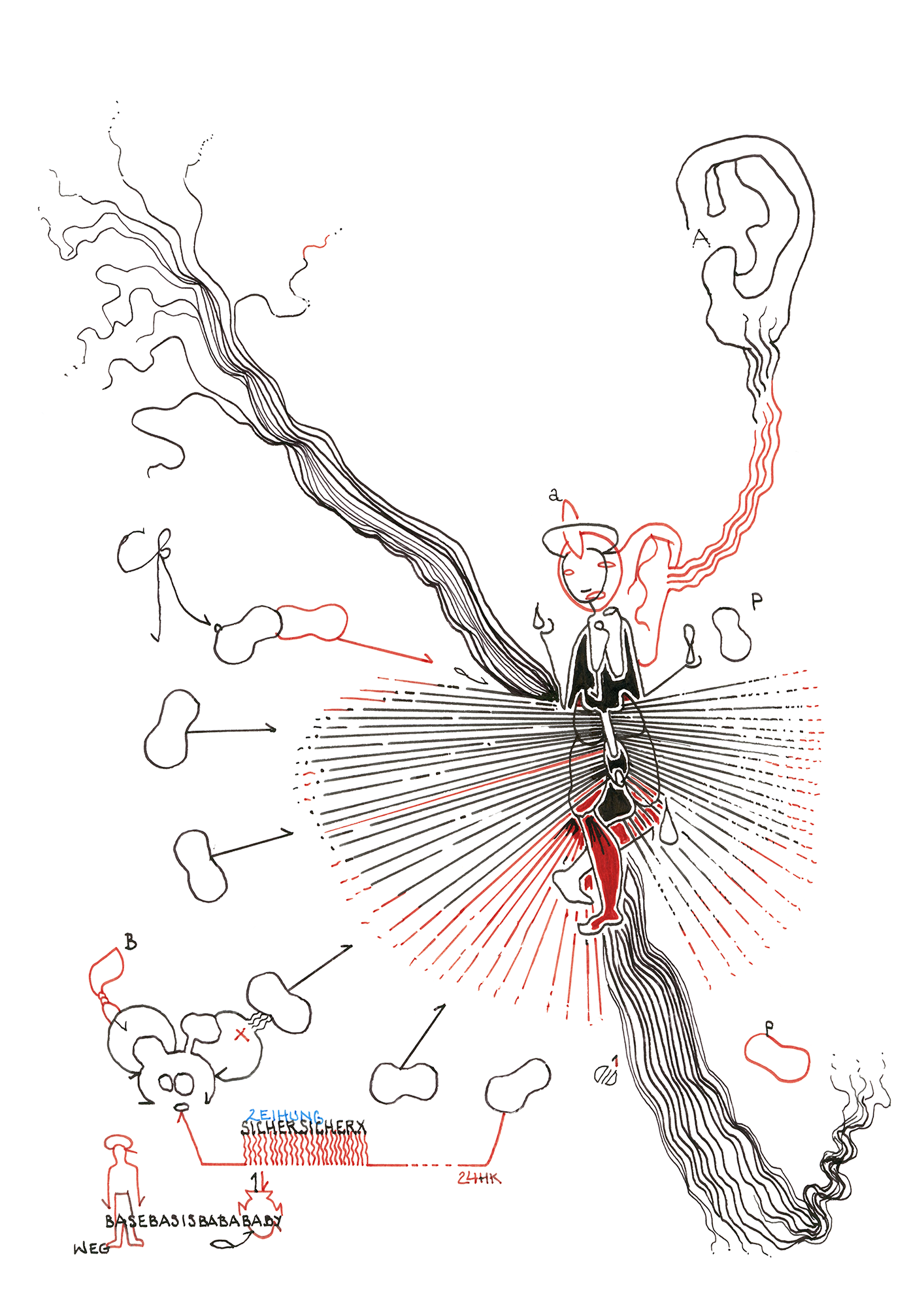 Hannes Kater Tageszeichnung (Zeichnung/drawing) vom 15.02.2024 (1414 x 2000 Pixel)