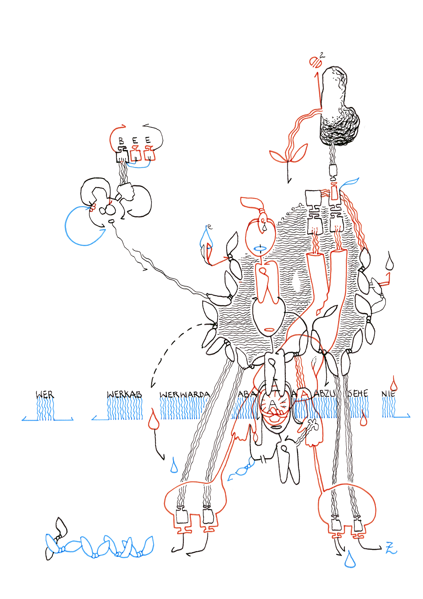 Hannes Kater Tageszeichnung (Zeichnung/drawing) vom 12.03.2024 (1414 x 2000 Pixel)