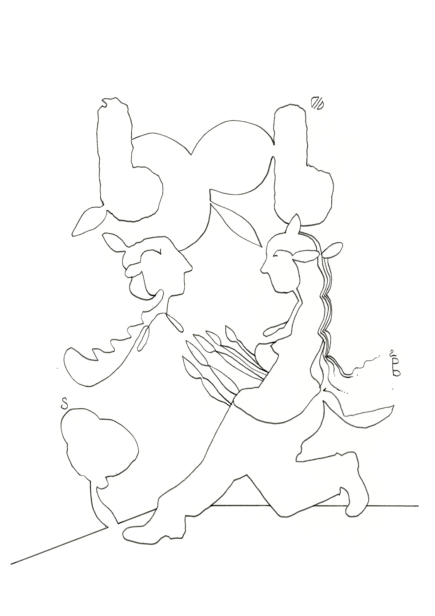 Hannes Kater Tageszeichnung (Zeichnung/drawing) vom 26.04.2024 (1414 x 2000 Pixel)