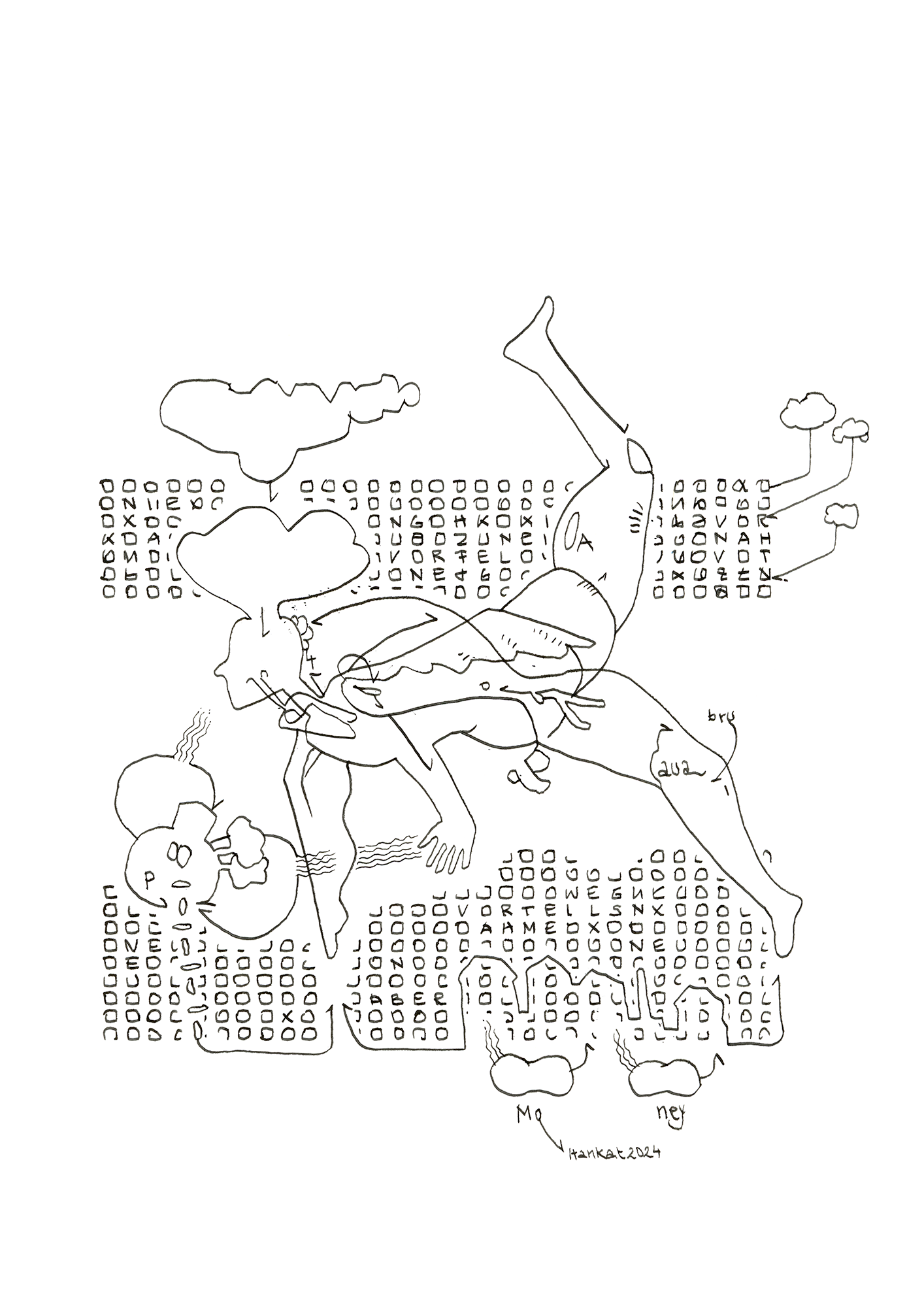 Hannes Kater Tageszeichnung (Zeichnung/drawing) vom 17.05.2024 (1414 x 2000 Pixel)