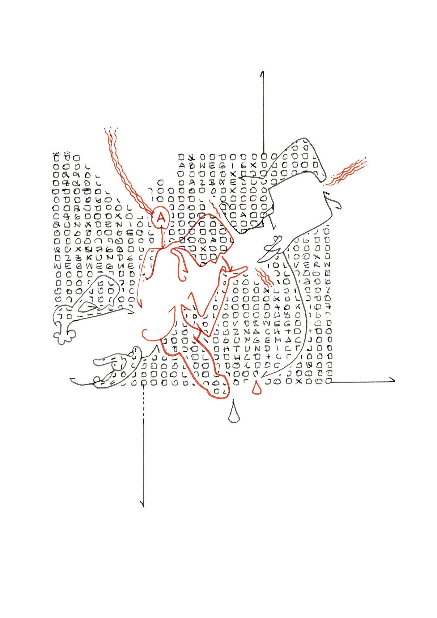 Hannes Kater Tageszeichnung (Zeichnung/drawing) vom 29.05.2024 (1414 x 2000 Pixel)