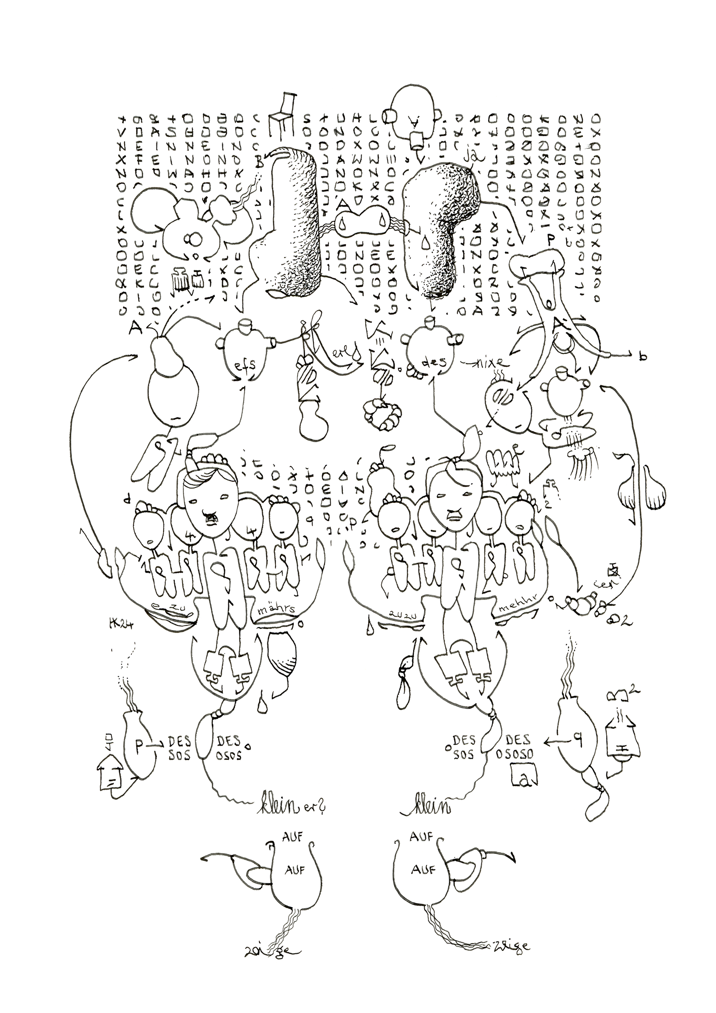 Hannes Kater Tageszeichnung (Zeichnung/drawing) vom 15.10.2024 (1414 x 2000 Pixel)