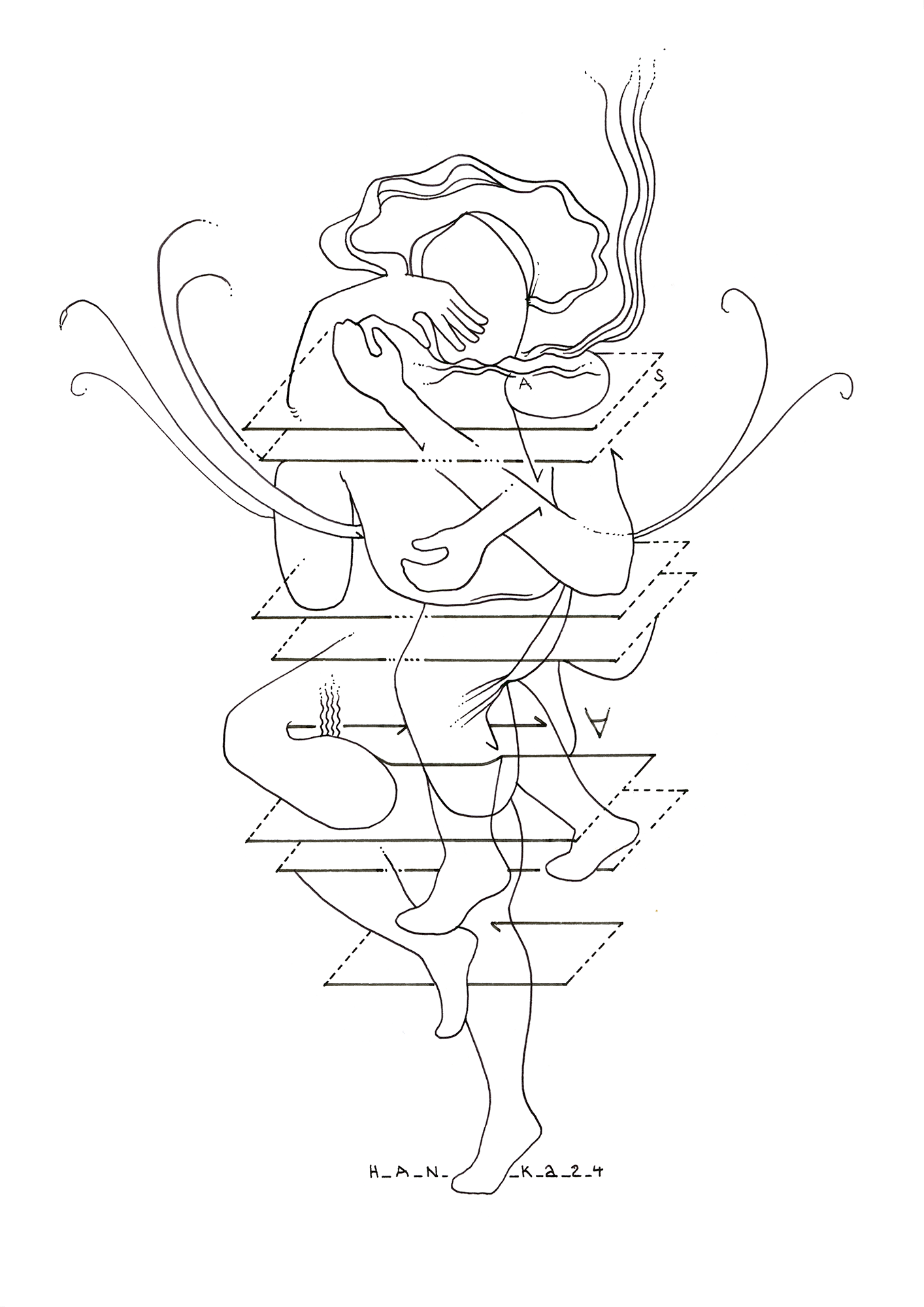 Hannes Kater Tageszeichnung (Zeichnung/drawing) vom 09.10.2024 (1414 x 2000 Pixel)