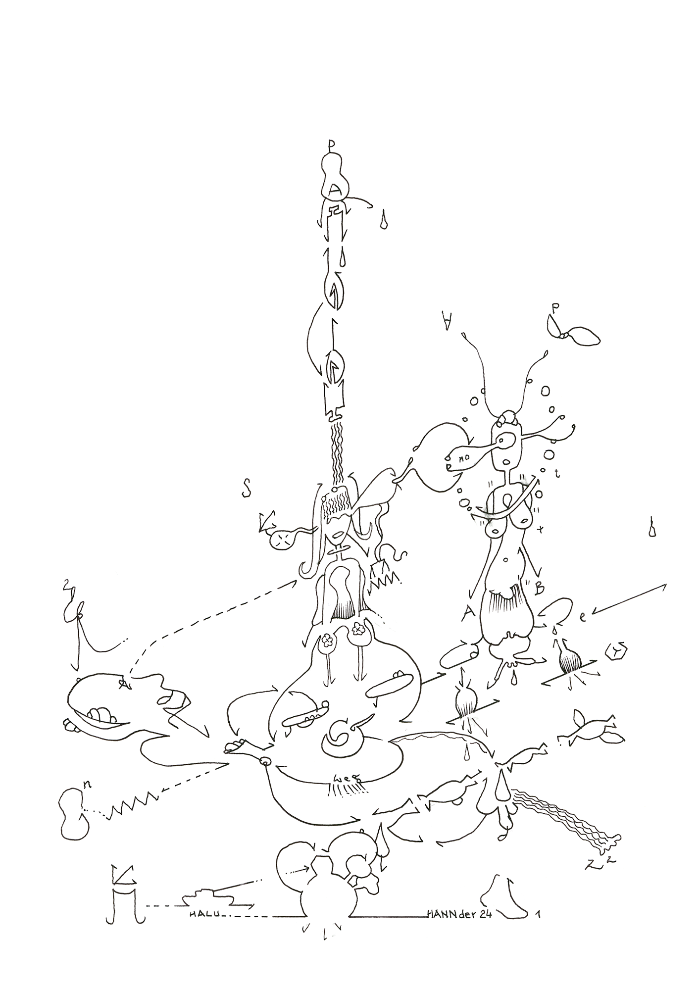 Hannes Kater Tageszeichnung (Zeichnung/drawing) vom 29.10.2024 (1414 x 2000 Pixel)
