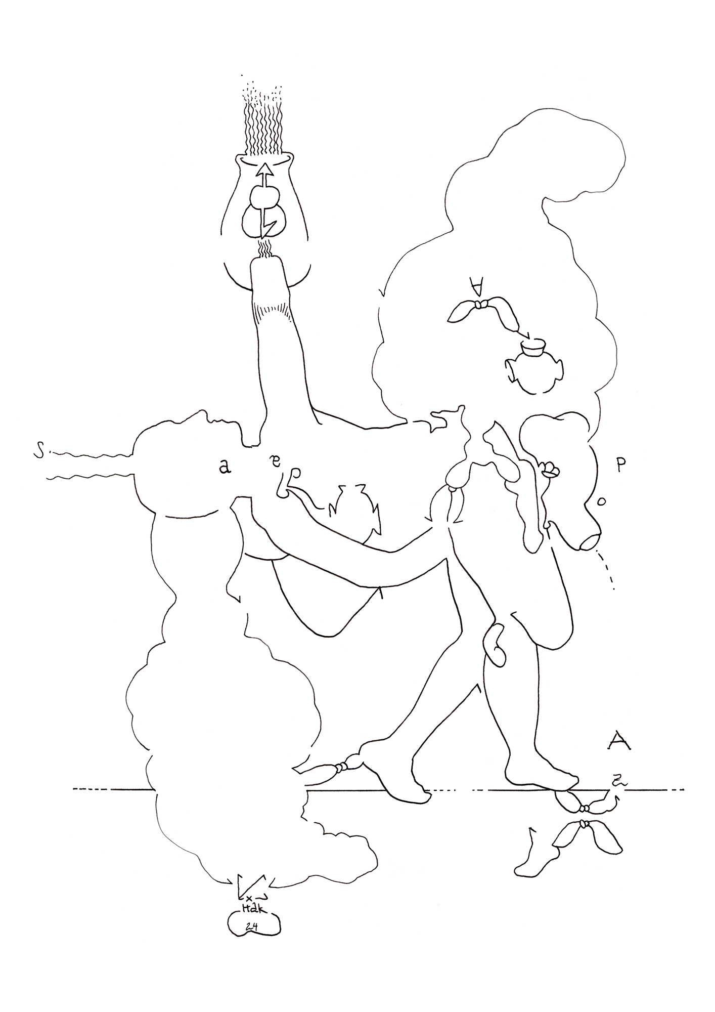 Hannes Kater Tageszeichnung (Zeichnung/drawing) vom 08.11.2024 (1414 x 2000 Pixel)