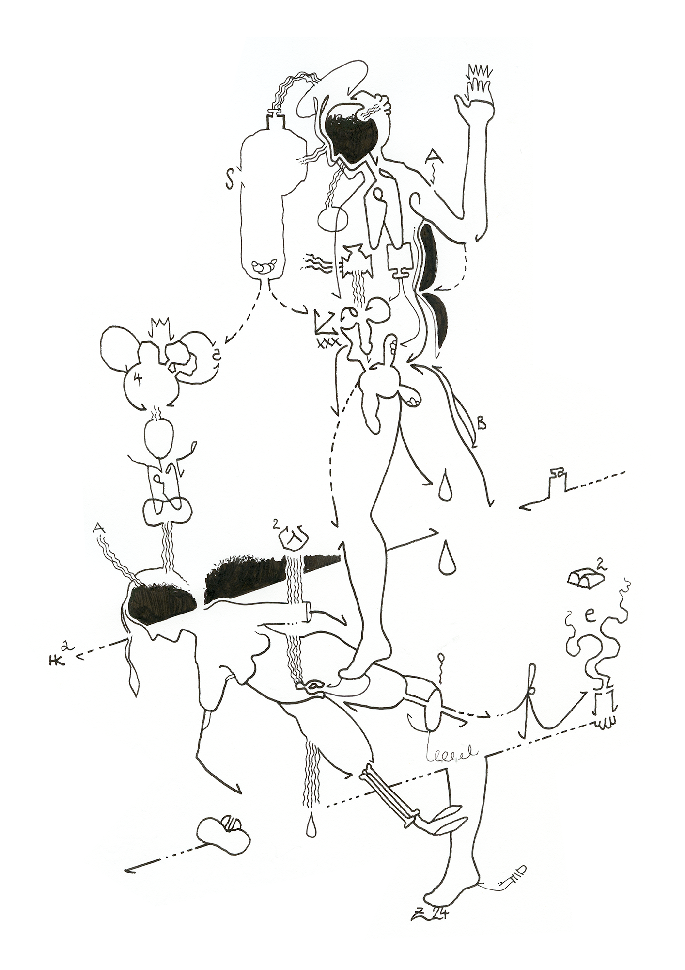 Hannes Kater Tageszeichnung (Zeichnung/drawing) vom 19.11.2024 (1414 x 2000 Pixel)