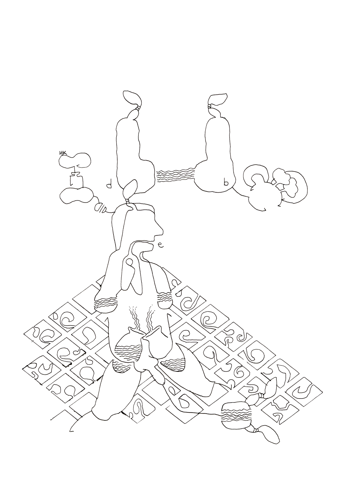 Hannes Kater Tageszeichnung (Zeichnung/drawing) vom 20.12.2024 (1414 x 2000 Pixel)