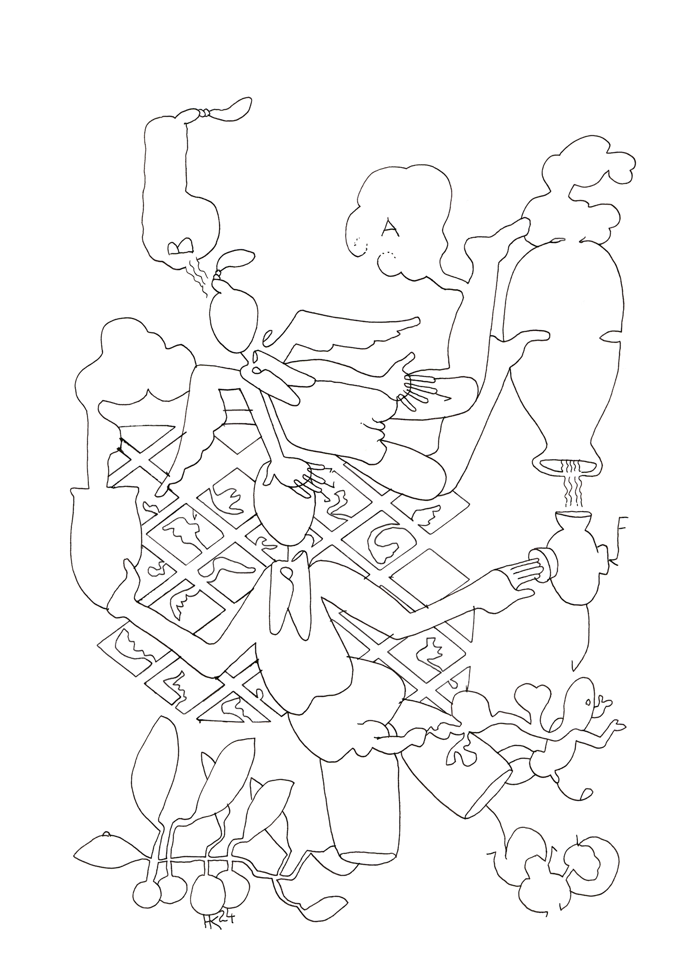 Hannes Kater Tageszeichnung (Zeichnung/drawing) vom 13.12.2024 (1414 x 2000 Pixel)