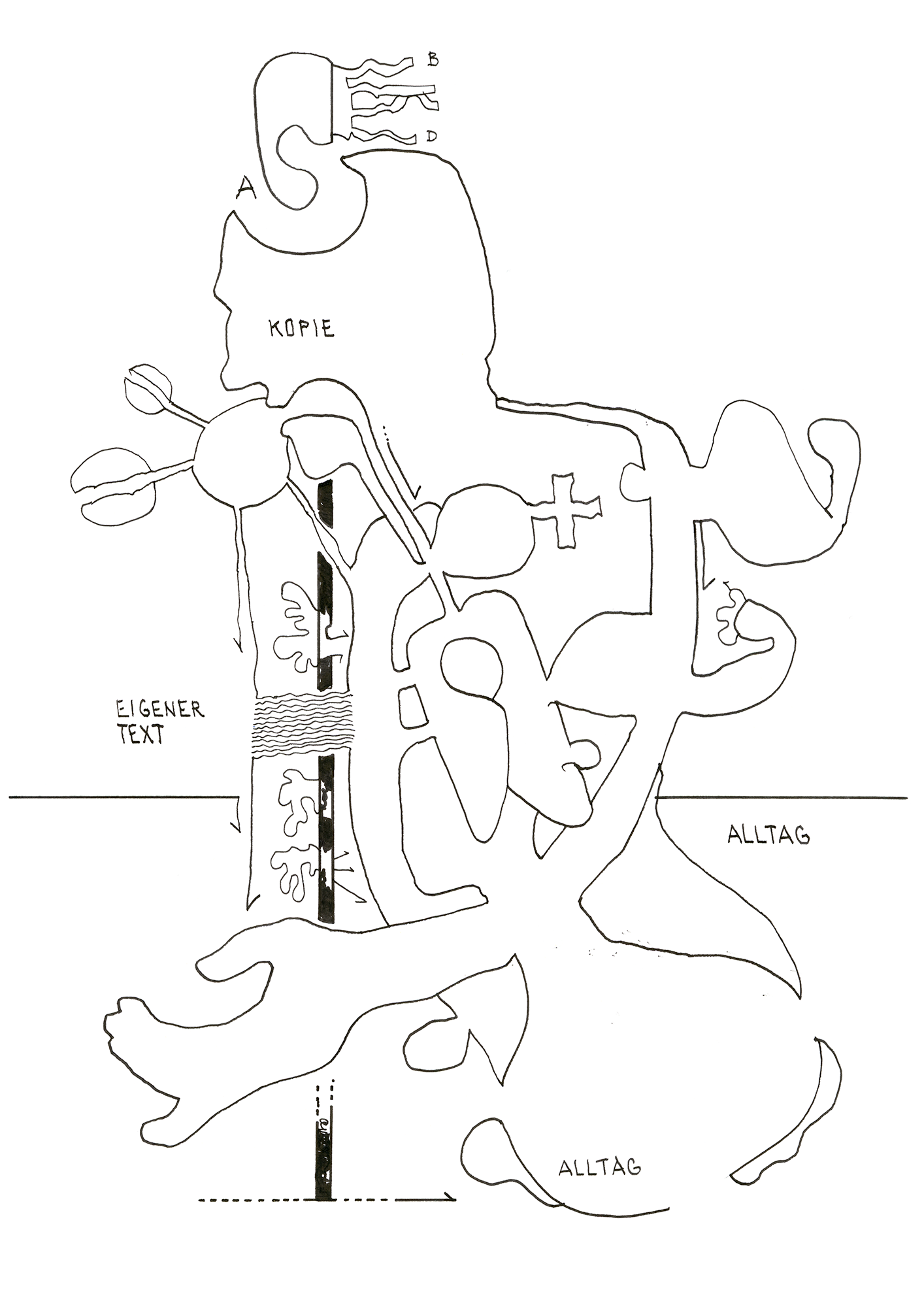 Hannes Kater Tageszeichnung (Zeichnung/drawing) vom 13.01.2025 (1414 x 2000 Pixel)