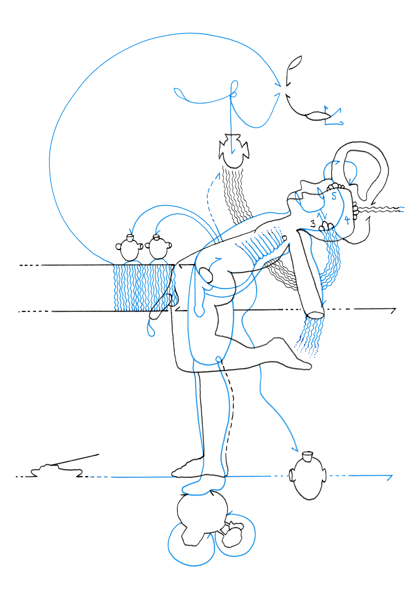 Hannes Kater  Tageszeichnung (Zeichnung/drawing) vom 22.05.2025 (1414 x 2000 Pixel)