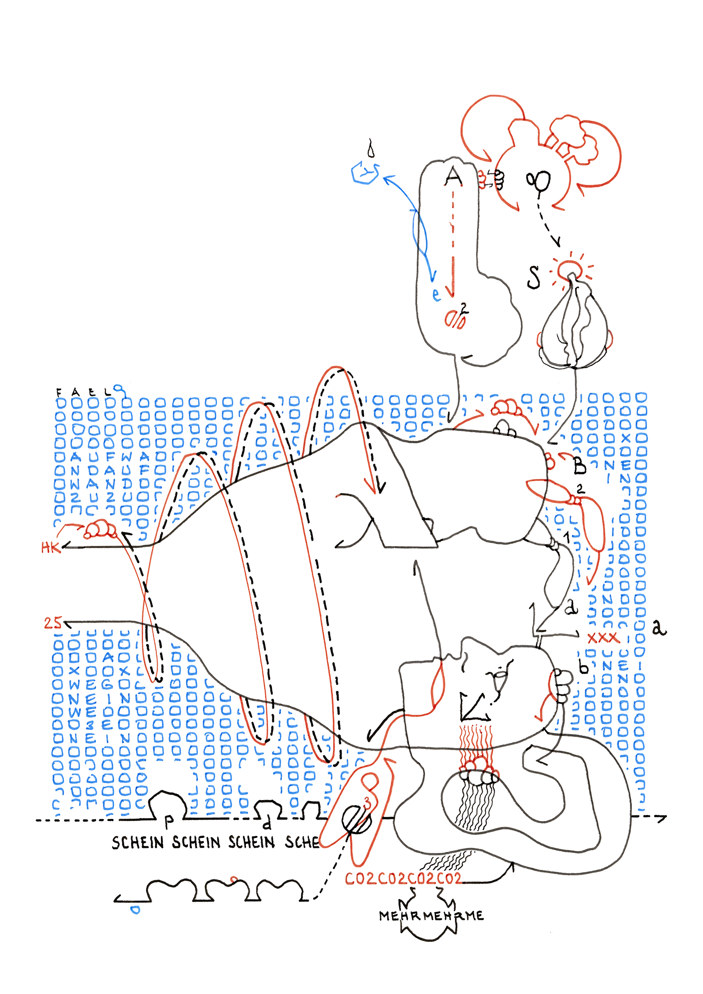 Hannes Kater  Tageszeichnung (Zeichnung/drawing) vom 12.05.2025 (1414 x 2000 Pixel)
