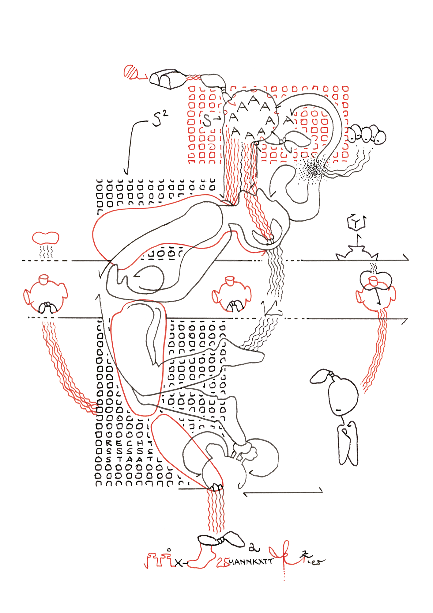 Hannes Kater  Tageszeichnung (Zeichnung/drawing) vom 26.05.2025 (1414 x 2000 Pixel)