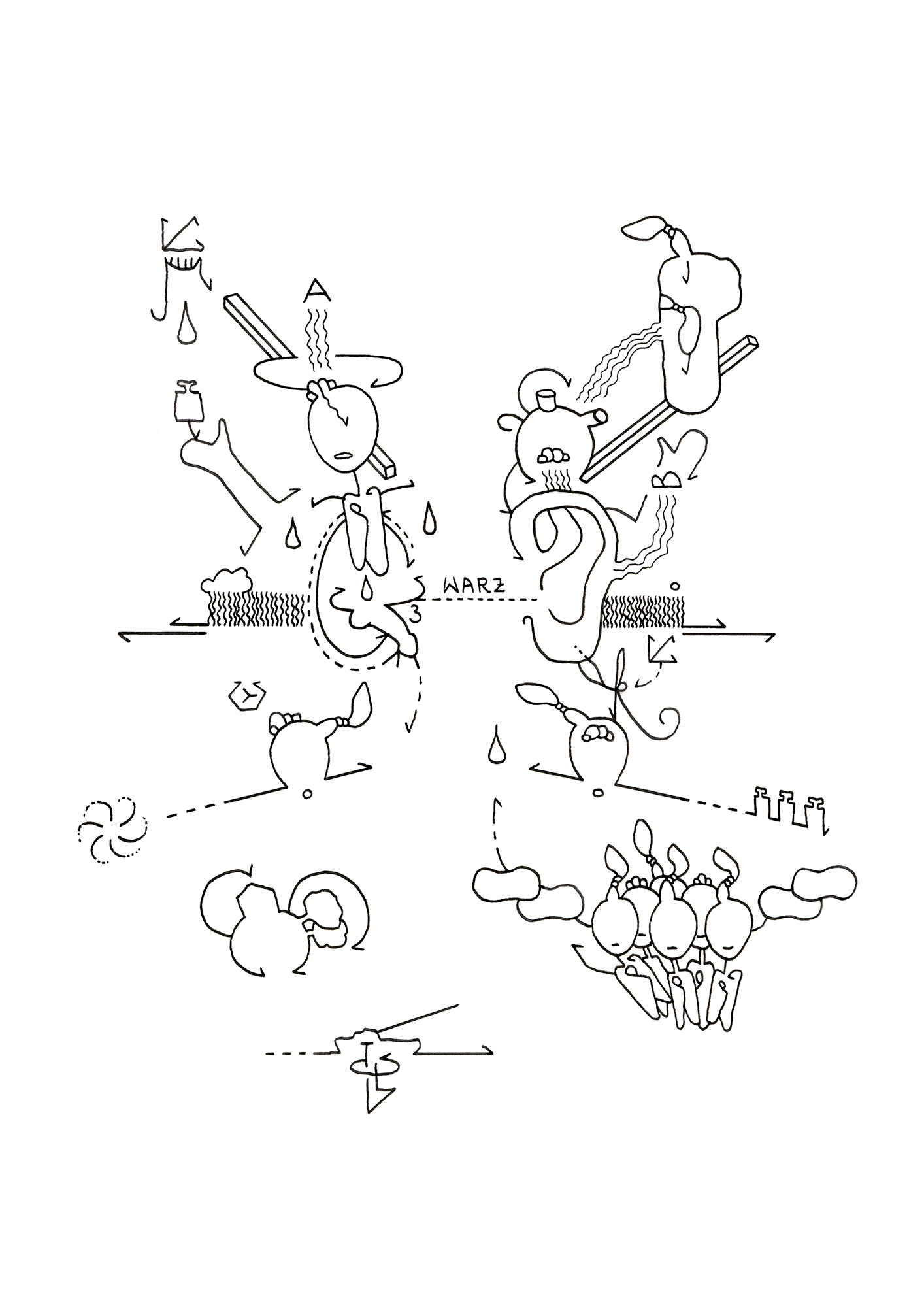 Hannes Kater  Tageszeichnung (Zeichnung/drawing) vom 15.09.2025 (1414 x 2000 Pixel)