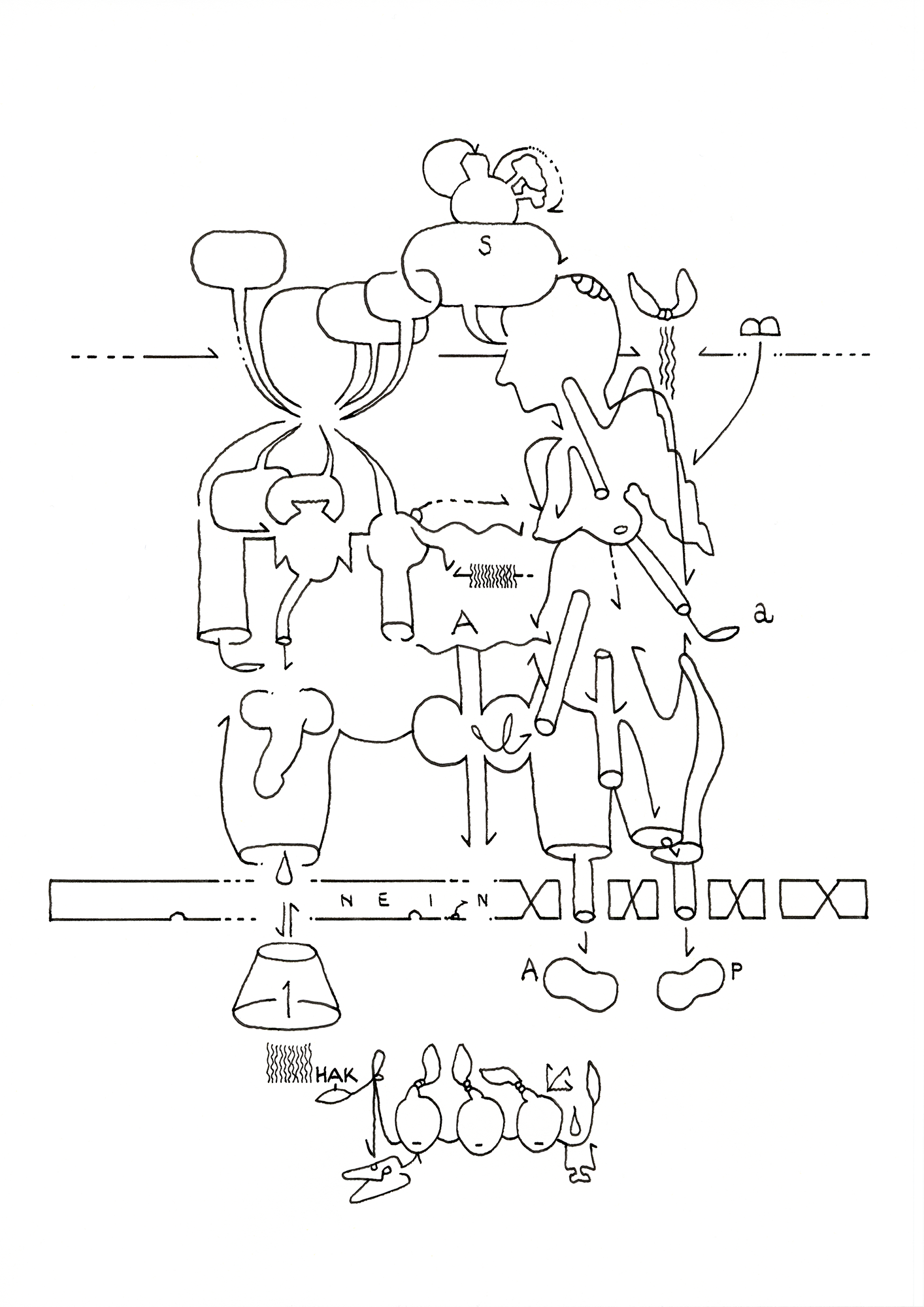 Hannes Kater  Tageszeichnung (Zeichnung/drawing) vom 03.09.2025 (1414 x 2000 Pixel)