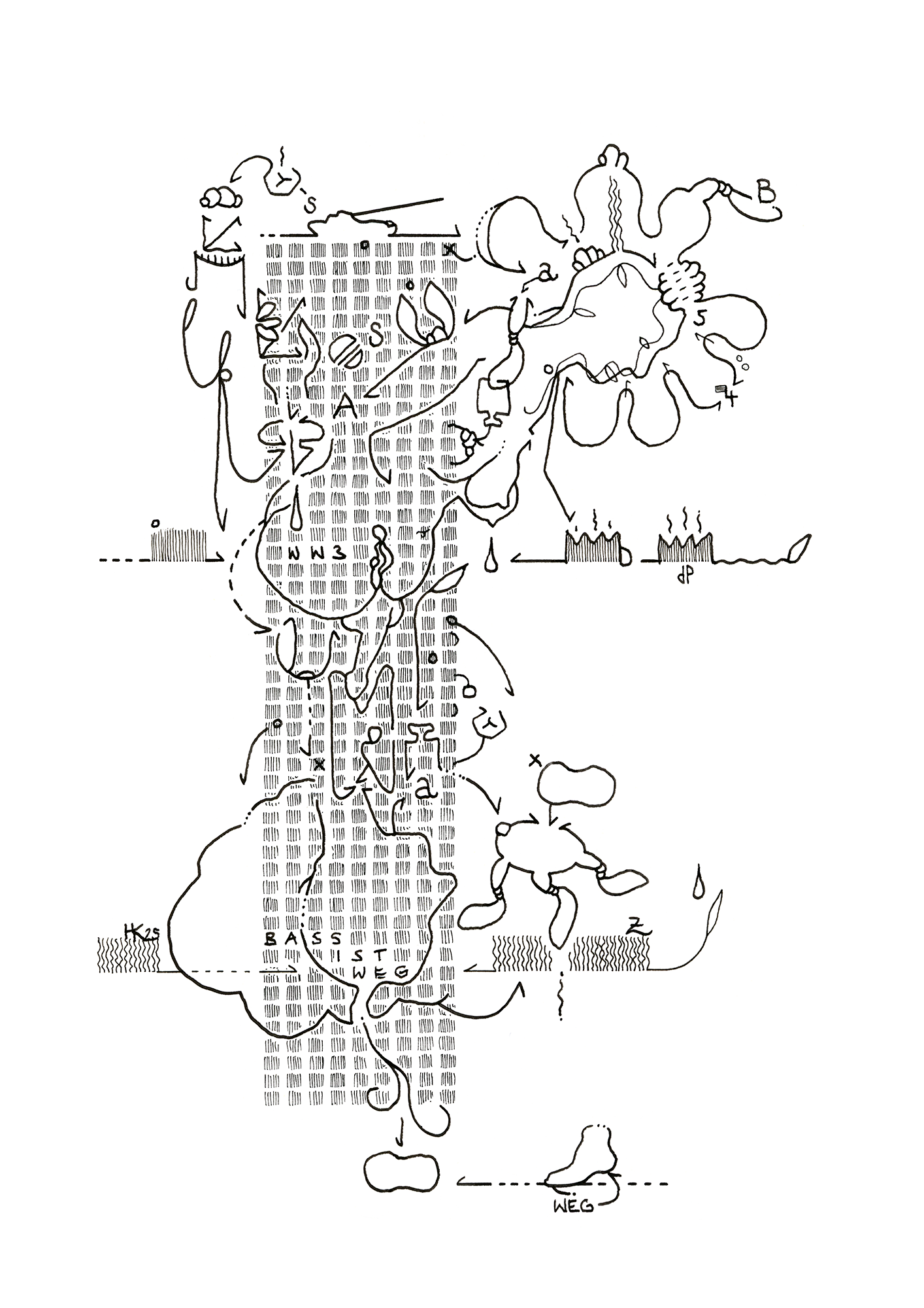 Hannes Kater  Tageszeichnung (Zeichnung/drawing) vom 18.09.2025 (1414 x 2000 Pixel)