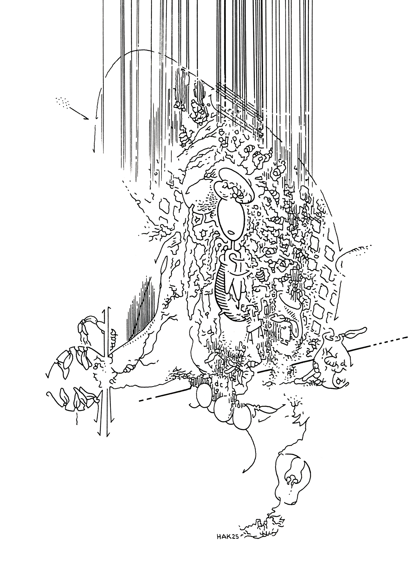 Hannes Kater  Tageszeichnung (Zeichnung/drawing) vom 17.12.2025 (1414 x 2000 Pixel)