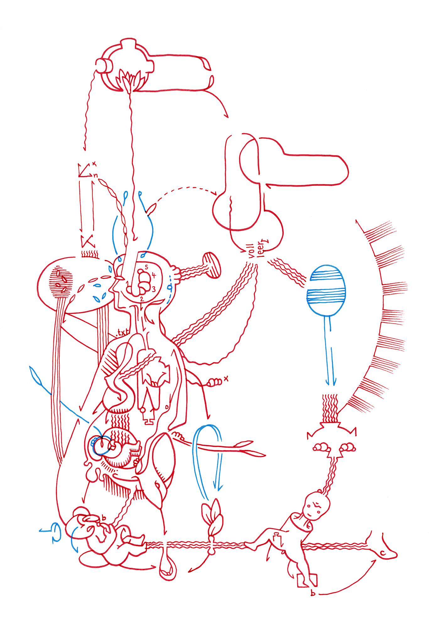 Hannes Kater  Tageszeichnung (Zeichnung/drawing) vom 15.10.2014 (1414 x 2000 Pixel)