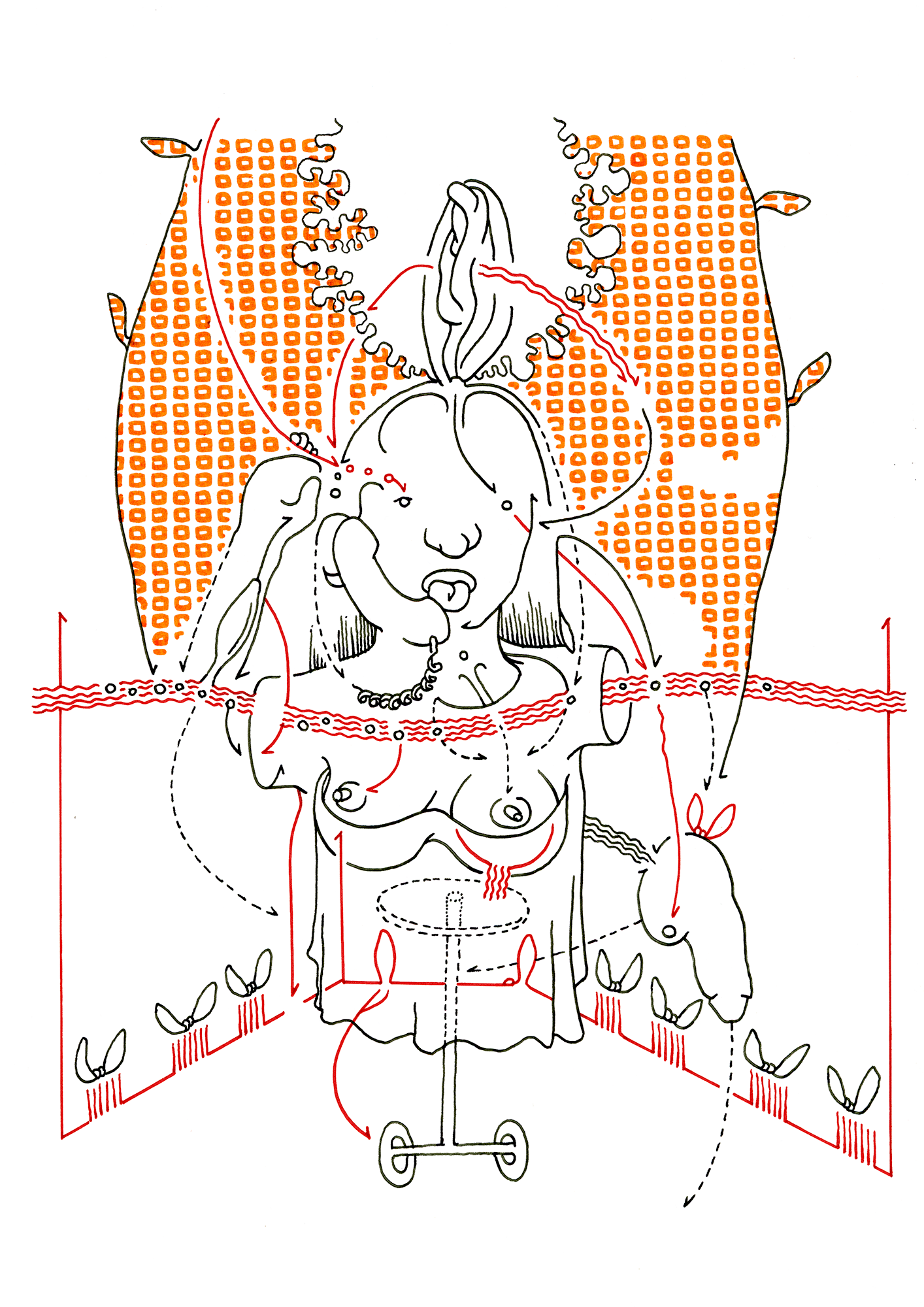 Hannes Kater  Tageszeichnung (Zeichnung/drawing) vom 11.11.2014 (1414 x 2000 Pixel)