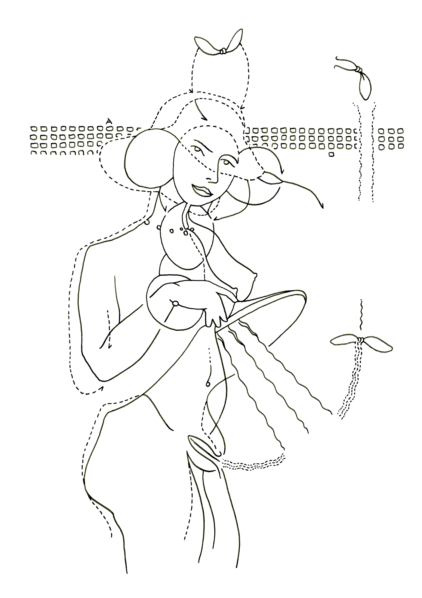 Hannes Kater  Tageszeichnung (Zeichnung/drawing) vom 18.11.2014 (1414 x 2000 Pixel)