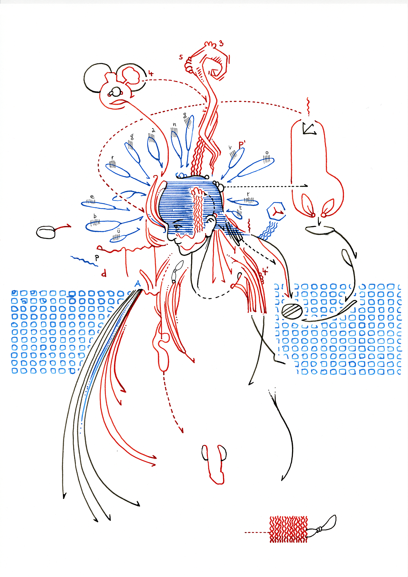 Hannes Kater  Tageszeichnung (Zeichnung/drawing) vom 17.09.2015 (1414 x 2000 Pixel)