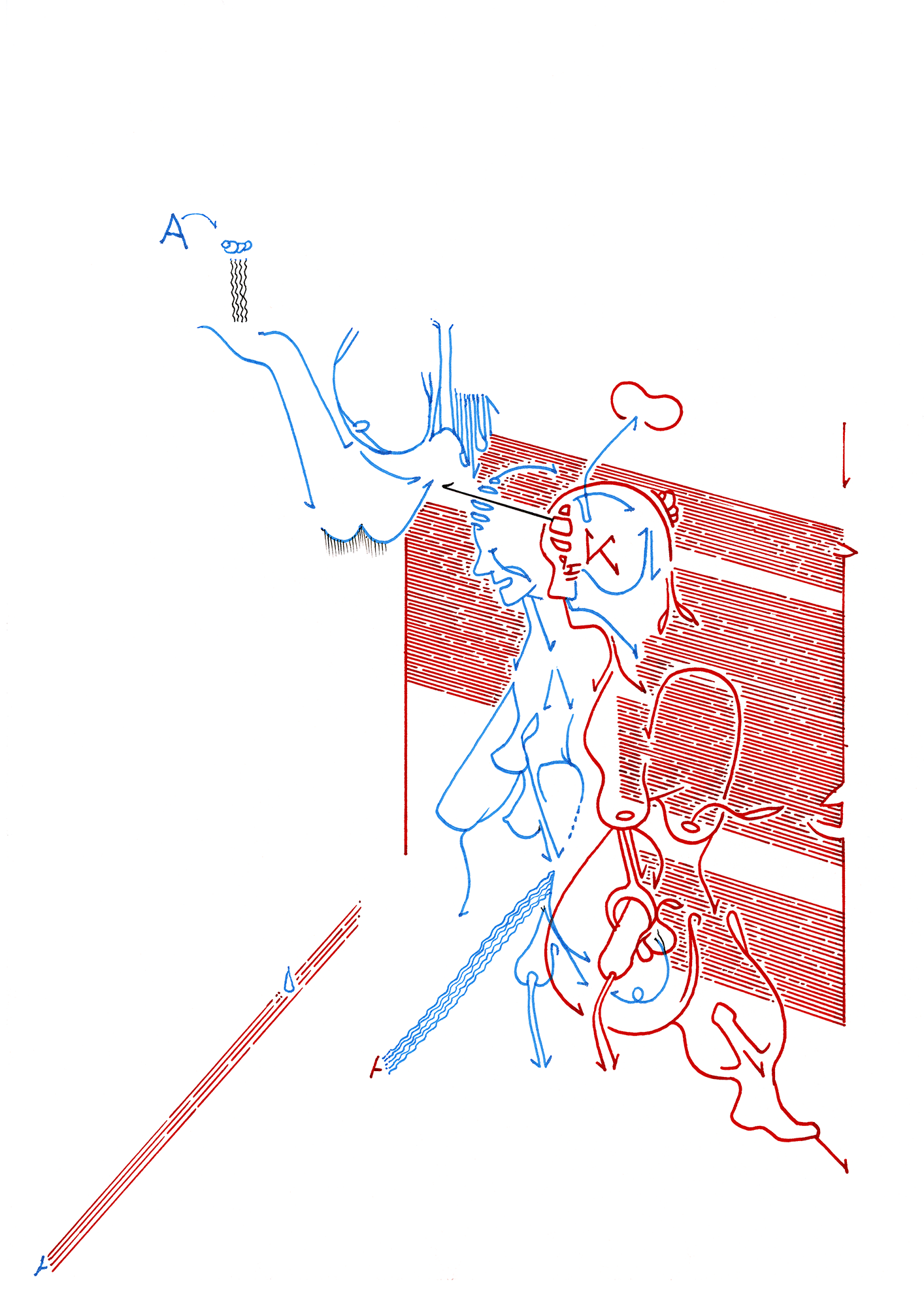 Hannes Kater  Tageszeichnung (Zeichnung/drawing) vom 21.10.2015 (1414 x 2000 Pixel)