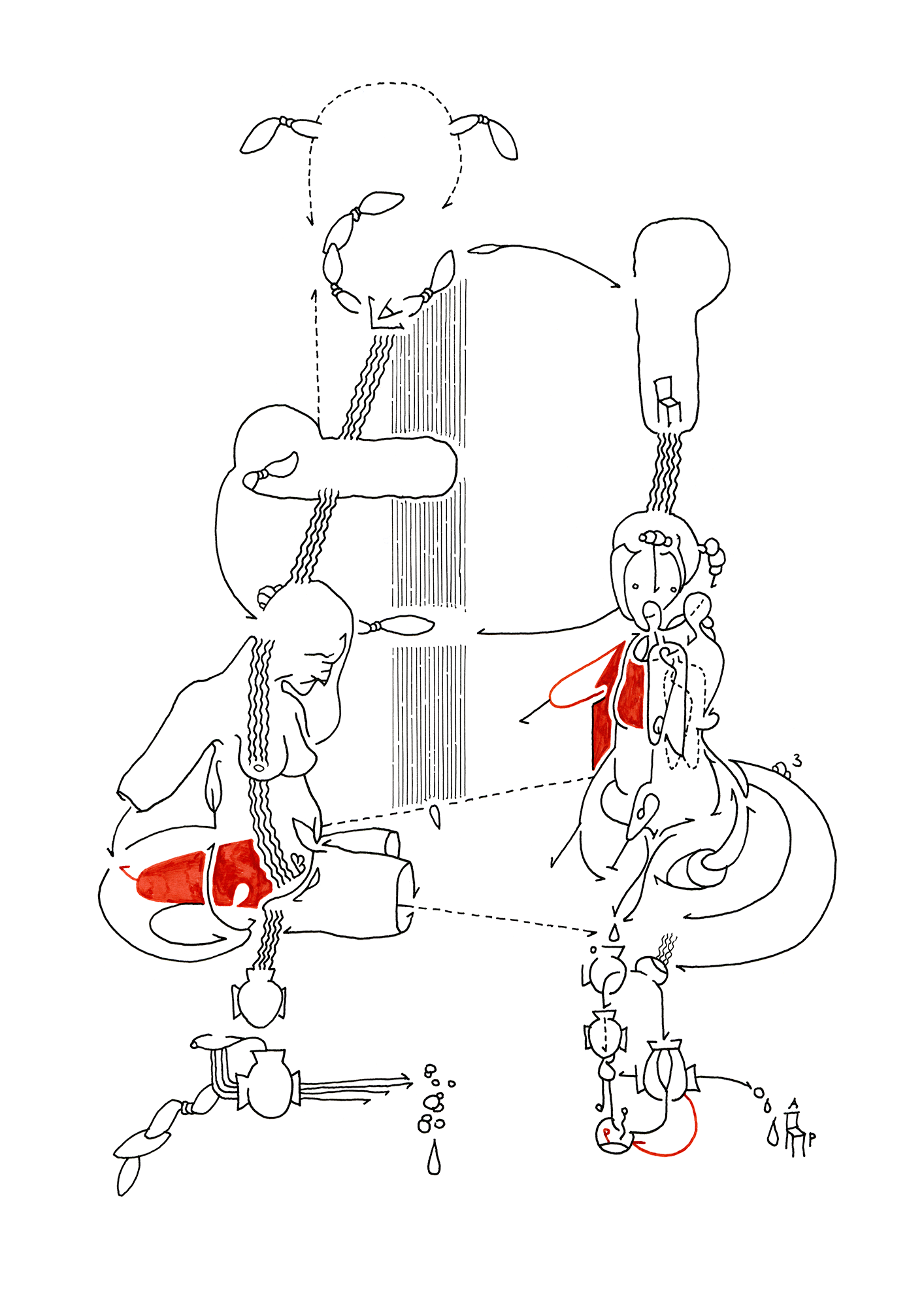 Hannes Kater  Tageszeichnung (Zeichnung/drawing) vom 07.10.2019 (1414 x 2000 Pixel)