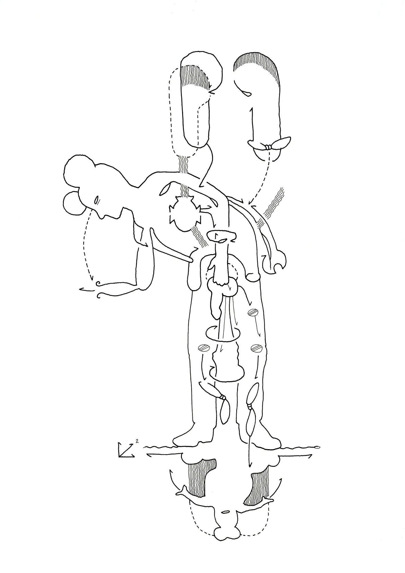 Hannes Kater  Tageszeichnung (Zeichnung/drawing) vom 18.10.2019 (1414 x 2000 Pixel)