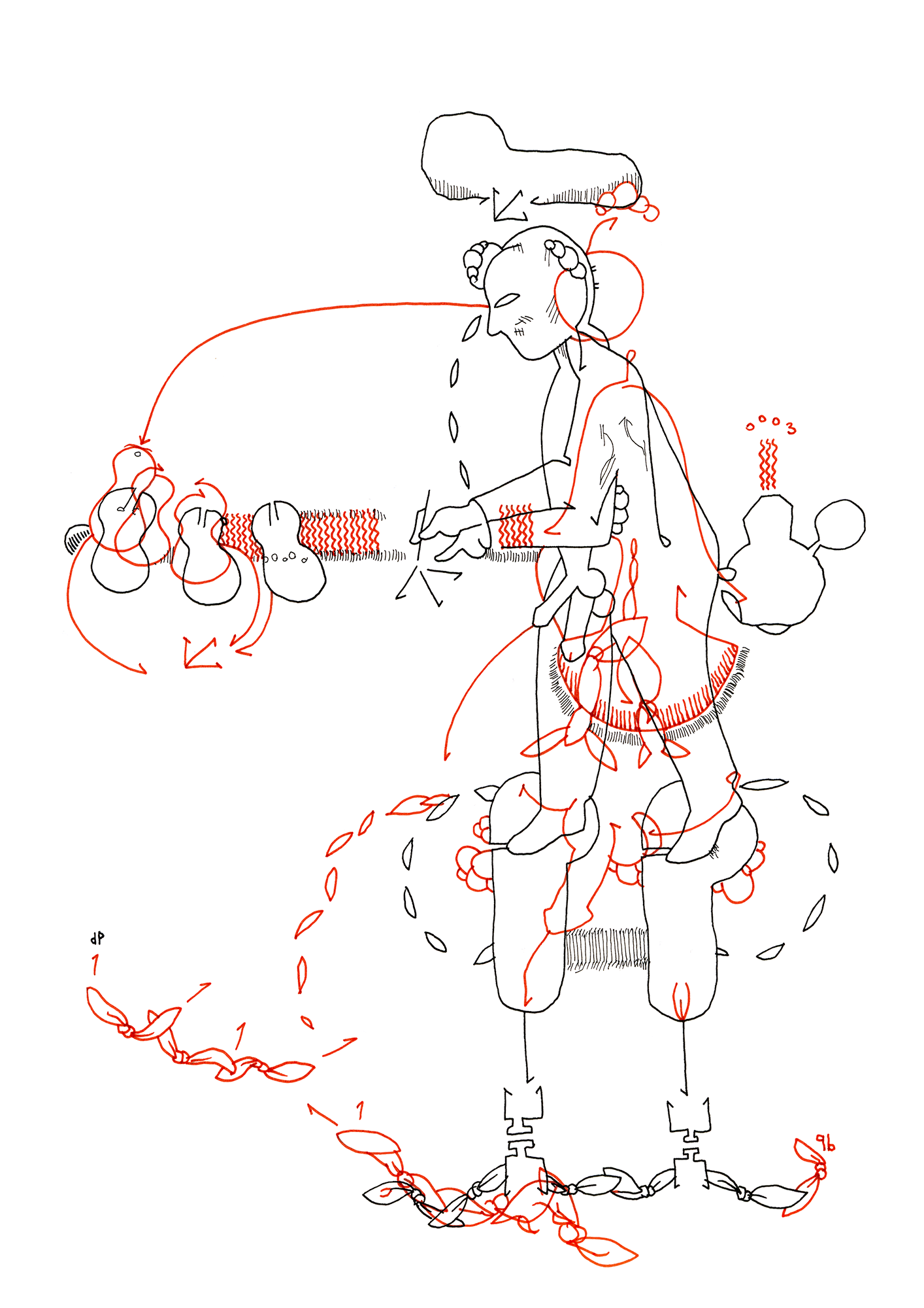 Hannes Kater  Tageszeichnung (Zeichnung/drawing) vom 03.12.2019 (1414 x 2000 Pixel)