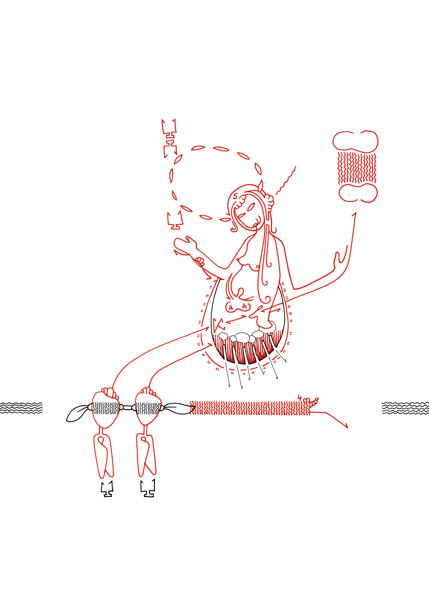 Hannes Kater  Tageszeichnung (Zeichnung/drawing) vom 06.12.2019 (1414 x 2000 Pixel)