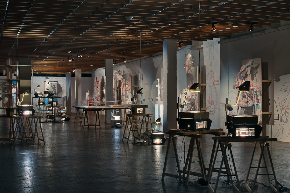 Hannes Kater: "&uuml;berbrechen", AdK Berlin Saal 3, 2012