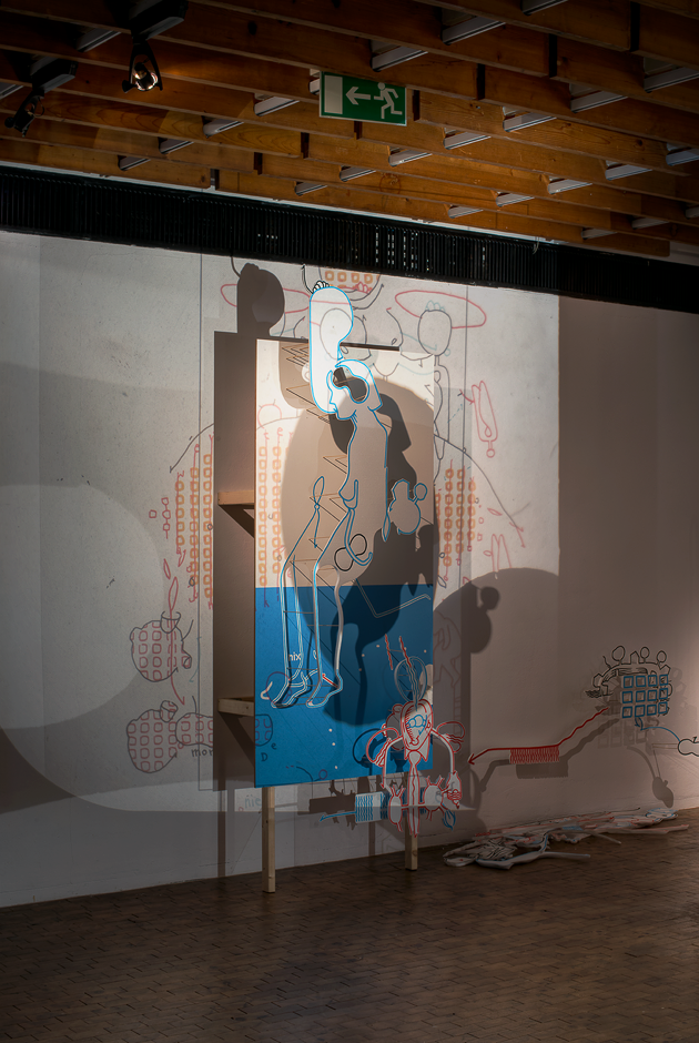 Hannes Kater: "&uuml;berbrechen", AdK Berlin Saal 3, 2012