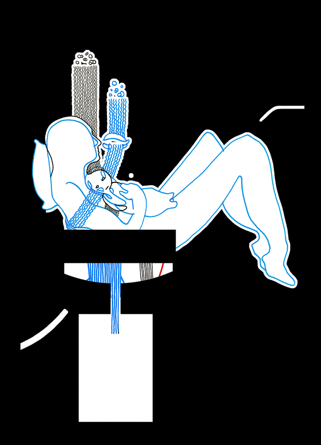 Hannes Kater: "o.T. (Henry)"  f&uuml;r: BS-Visite, Braunschweig 2009