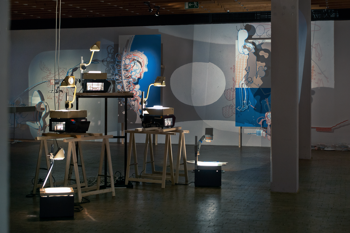 Hannes Kater: "&uuml;berbrechen", AdK Berlin Saal 3, 2012