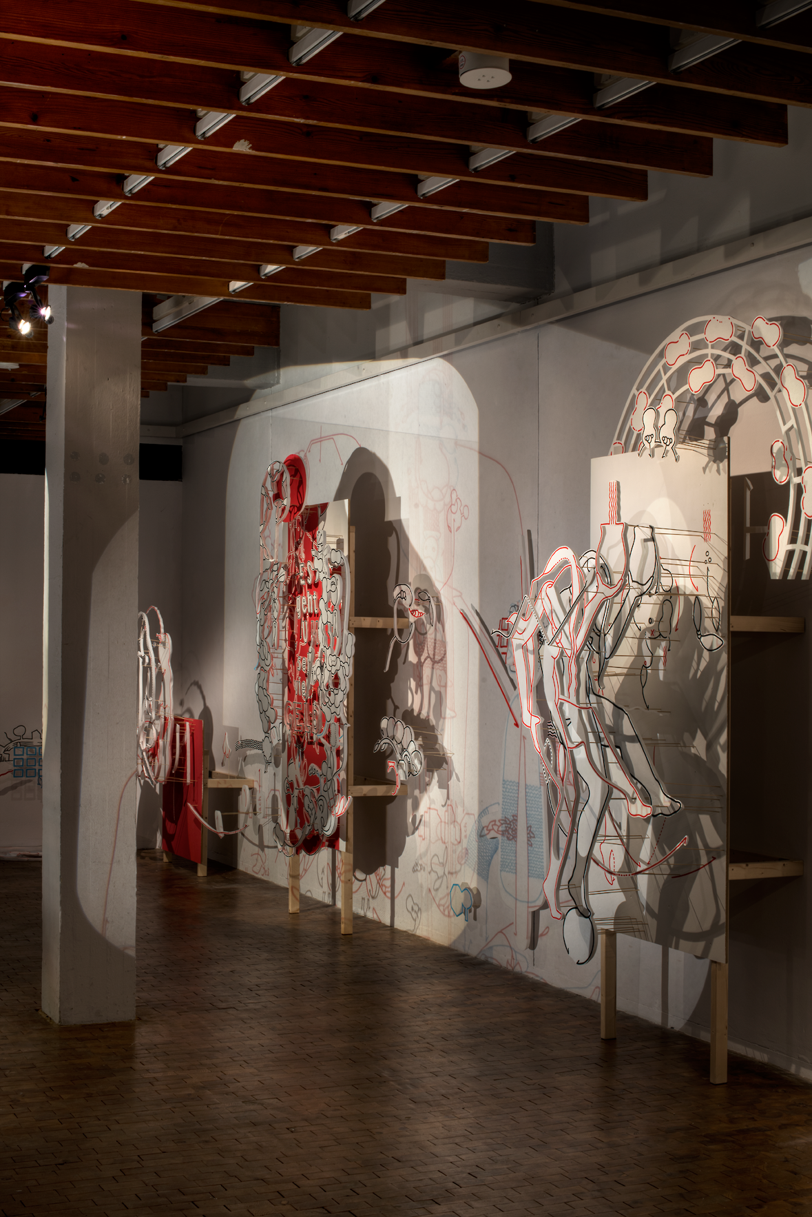 Hannes Kater: Ausstellung "&uuml;berbrechen", Akademie der K&uuml;nste, Hanesatenweg 2012