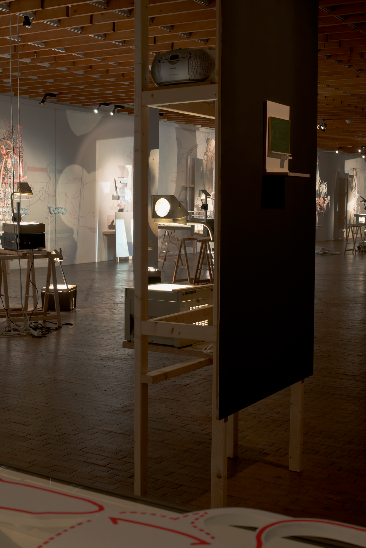 Hannes Kater: Willkomm-Tafel in "&uuml;berbrechen", Akademie der K&uuml;nste, Hanesatenweg 2012