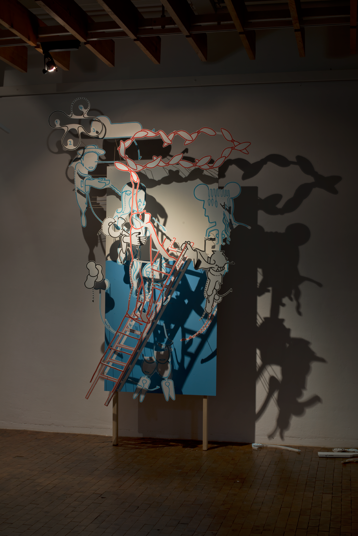 Hannes Kater: Station 12 "Ableitung" f&uuml;r "&uuml;berbrechen", Akademie der K&uuml;nste, Hanesatenweg 2012