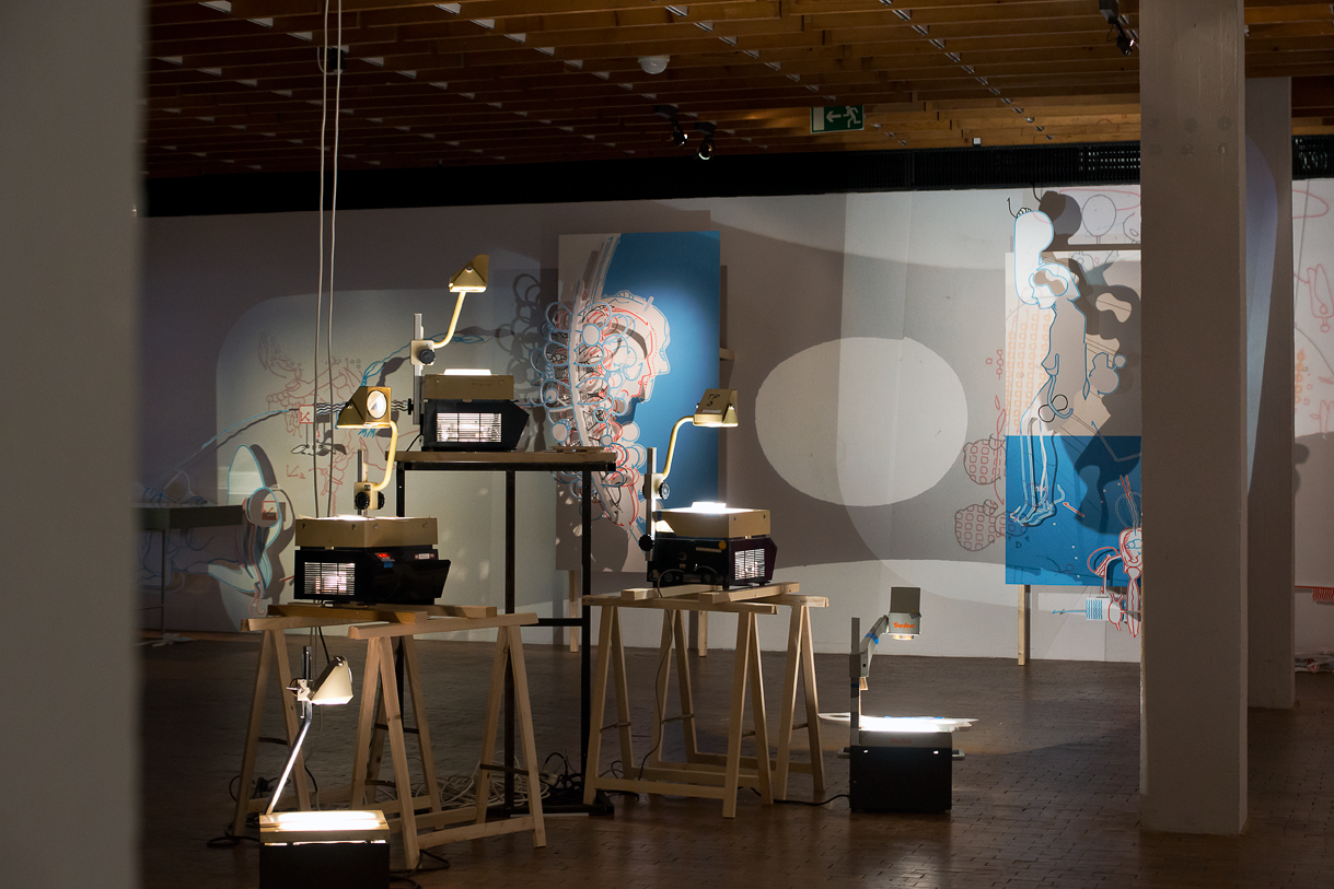 Hannes Kater: Station1 "Ich-Sortierung" f&uuml;r die Ausstellung"&uuml;berbrechen" in der Akademie der K&uuml;nste, Hanseatenweg, Berlin