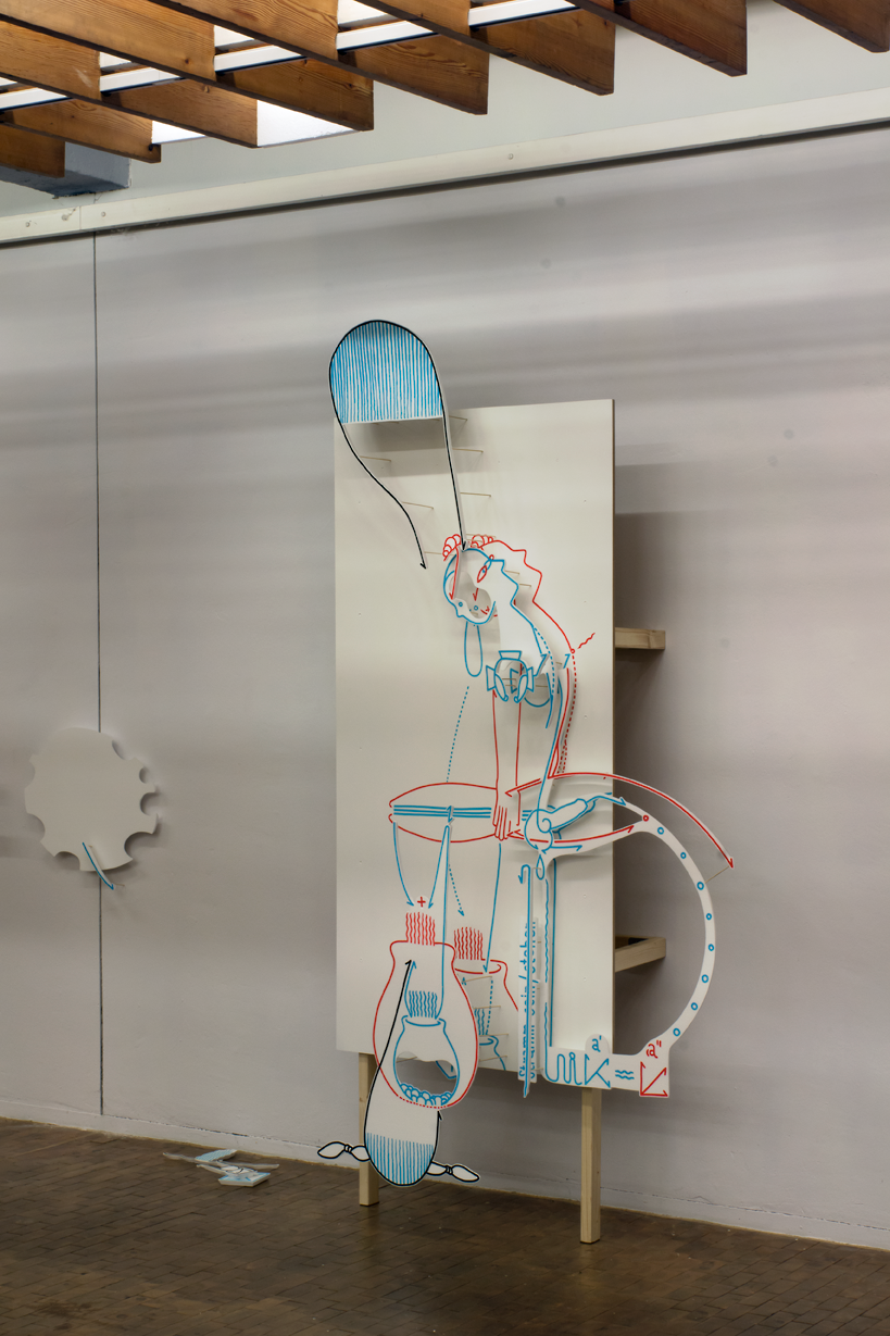 Hannes Kater: Station 11 Stramm im Arbeitslicht. F&uuml;r: "&uuml;berbrechen", Akademie der K&uuml;nste, Berlin 2012