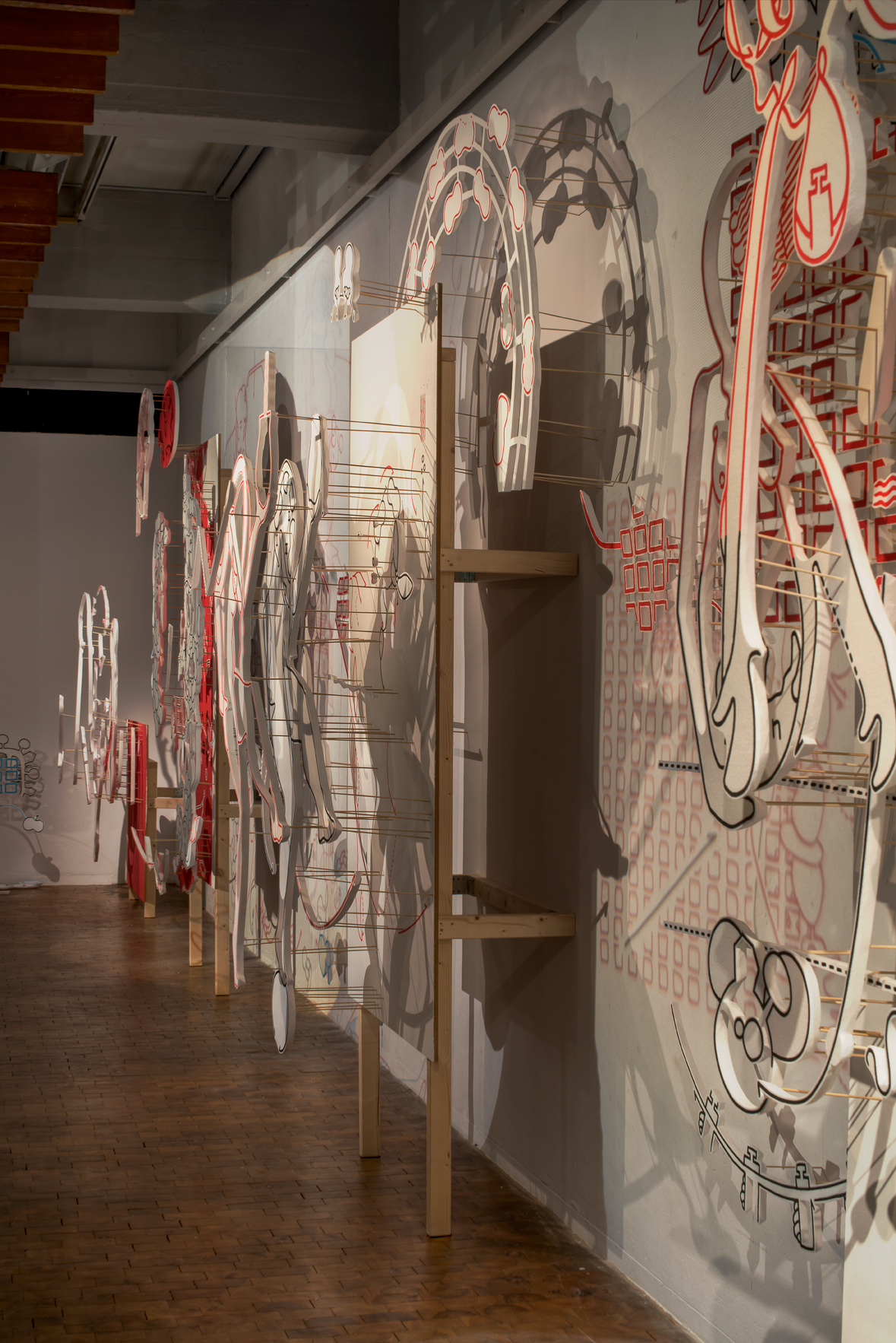 Hannes Kater: Station 5 "Mit dem Geld tanzen" von "&uuml;berbrechen", Akademie der K&uuml;nste, Hanesatenweg 2012