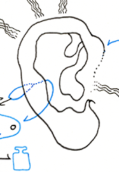 Hannes Kater  Detail einer Zeichnung aus dem Oktober 2025