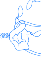 Hannes Kater  Detail einer Tageszeichnung, 2021