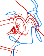 Hannes Kater  Detail einer Tageszeichnung, 2021