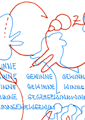 Hannes Kater  Detail einer Tageszeichnung, September 2022