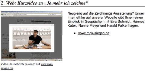 newsletter siegen