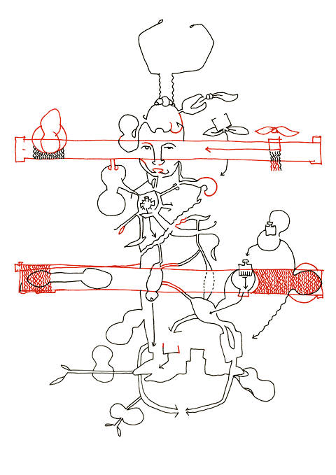 Hannes Kater - Zeichnung f&uuml;r den 12-07-2007