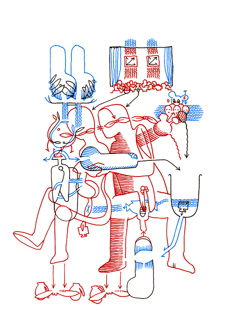 Hannes Kater - Zeichnung f&uuml;r den 09-05-2007