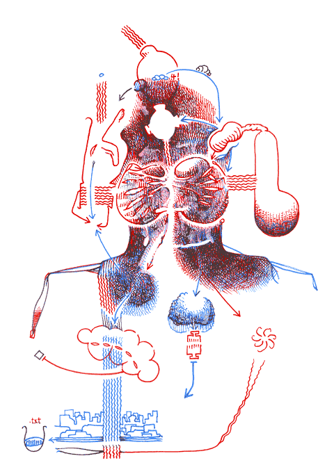 Hannes Kater - Zeichnung f&uuml;r den 03-10-2006