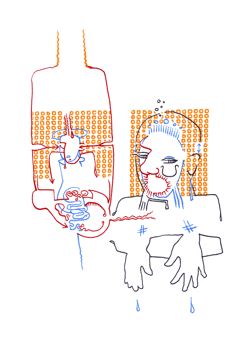 Hannes Kater - Tageszeichnung f&uuml;r den 08-11-2006