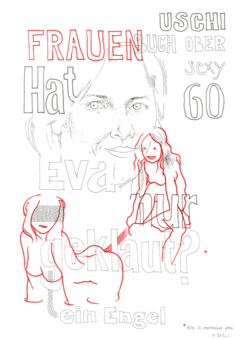 Hannes Kater - Zeichnung f&uuml;r den 22-09-2006