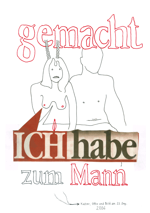 Hannes Kater - Zeichnung f&uuml;r den 23-09-2006